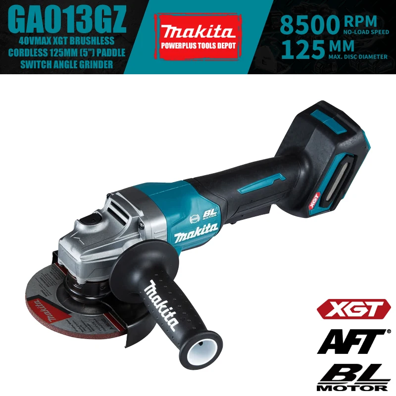 Makita GA013GZ Brushless Cordless 125MM (5") Paddle Switch Angle Grinder 40V Power Tools 8500RPM
Makita GA013GZ Brushless Cordless 125MM (5") Paddle Switch Angle Grinder 40V Power Tools 8500RPM