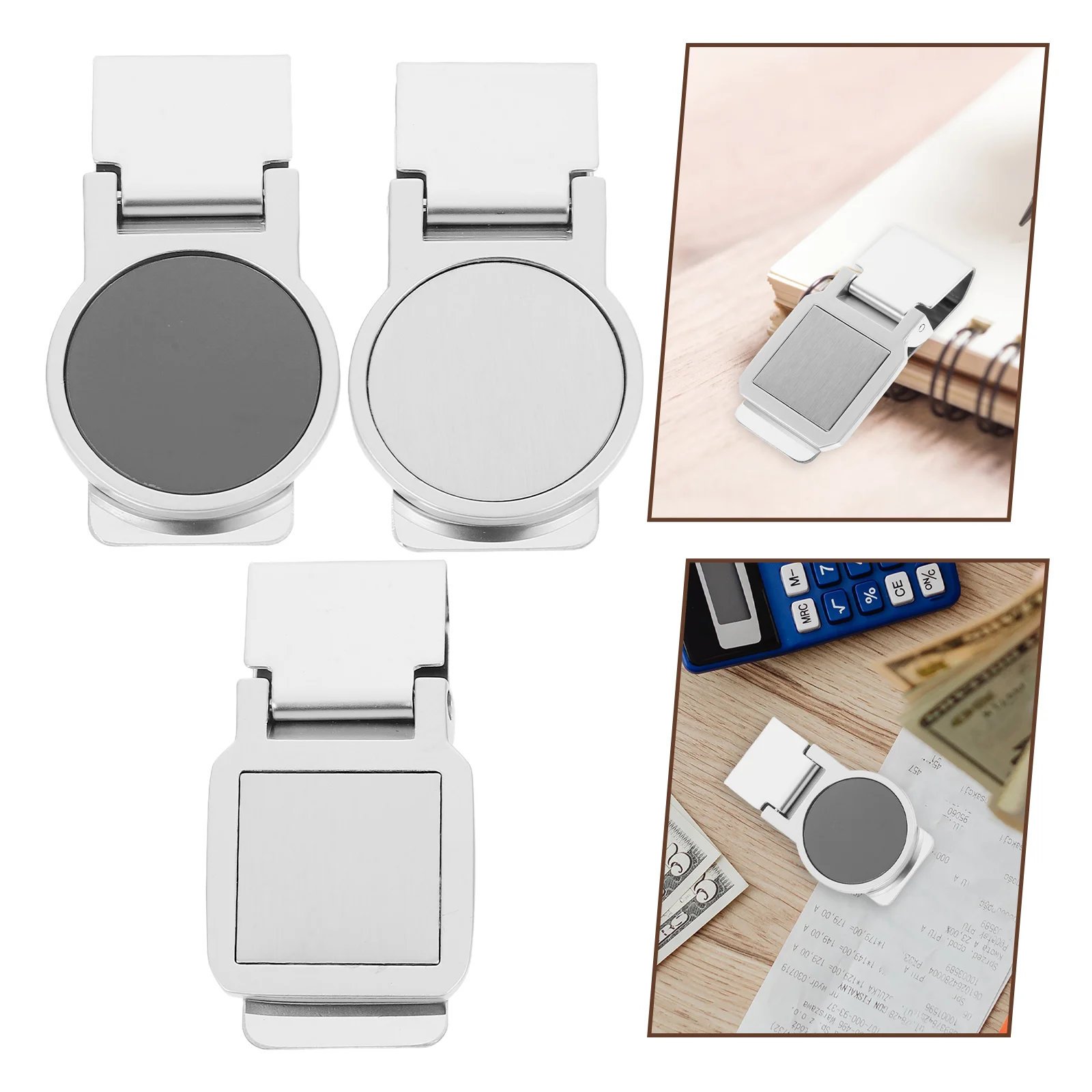 3 Pcs Stainless Steel Wallet Multi-function Money Clip Portable Small Professional Practical Office
3 Pcs Stainless Steel Wallet Multi-function Money Clip Portable Small Professional Practical Office