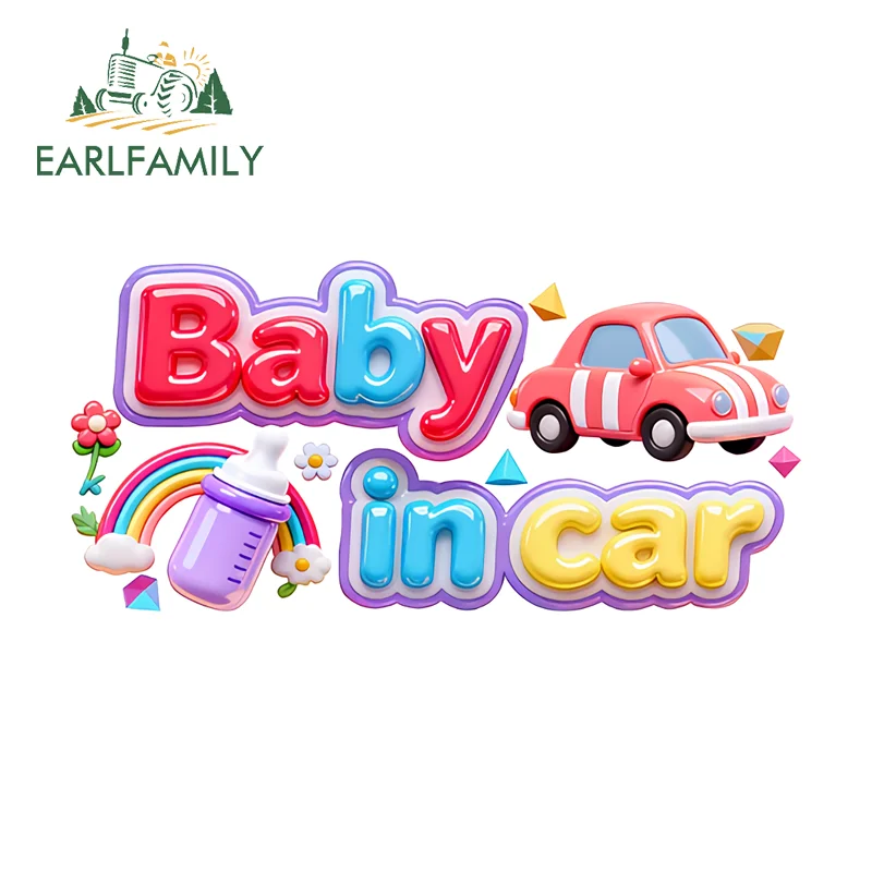 EARLFAMILY Cartoon Baby In Car Car Stickers Colorful Words Trunk Windows Vinyl JDM Car Accessories Decal Waterproof RV Decor
EARLFAMILY Cartoon Baby In Car Car Stickers Colorful Words Trunk Windows Vinyl JDM Car Accessories Decal Waterproof RV Decor