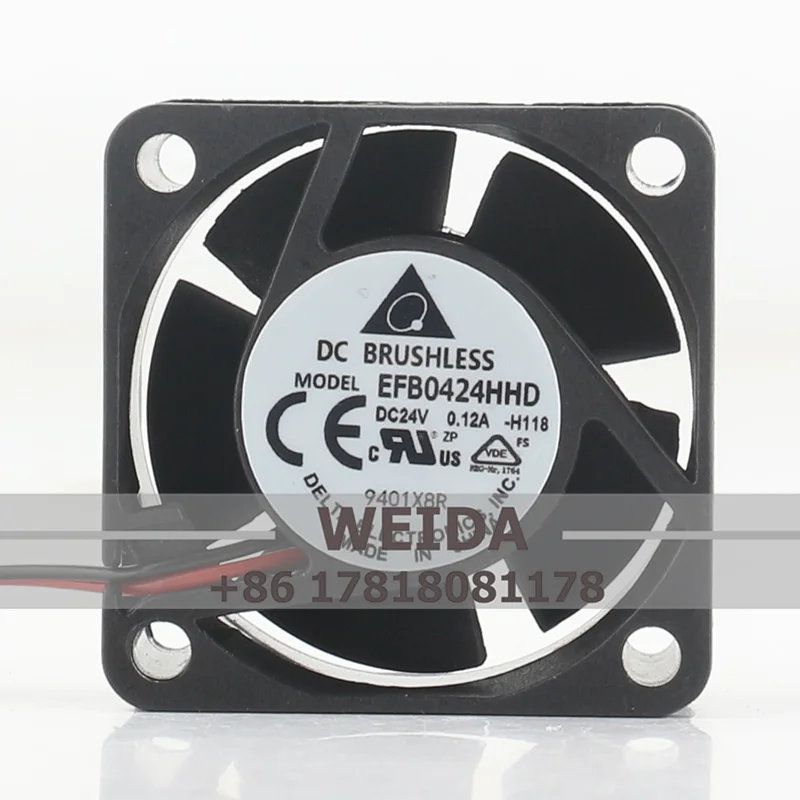 Delta EFB0424HHD DC24V 0.12A AC EC Power Supply 3-wire Low Noise High air Volume Cooling Fan 4020 40X40X20MM 4CM
Delta EFB0424HHD DC24V 0.12A AC EC Power Supply 3-wire Low Noise High air Volume Cooling Fan 4020 40X40X20MM 4CM