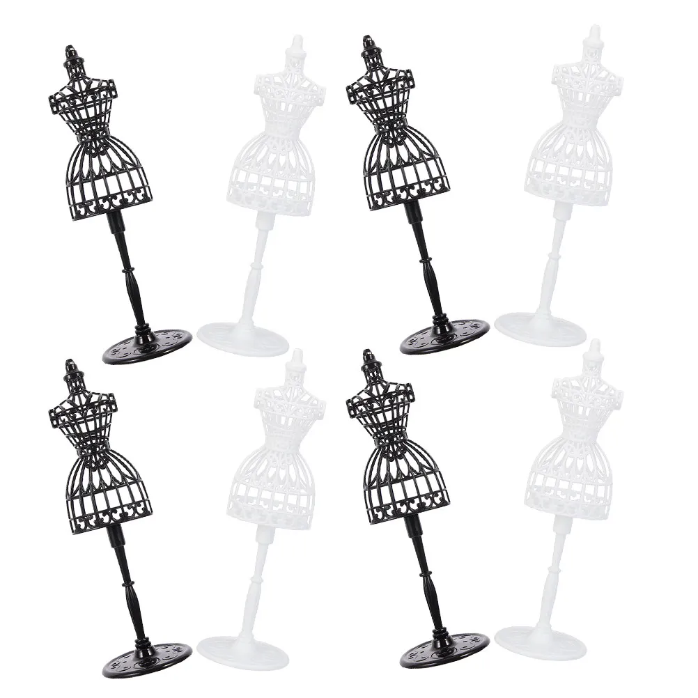 8Pcs Miniature Dress Form Mannequin Stand Lightweight Plastic Clothes Holder for Dollhouse Display Garment Support Rack
8Pcs Miniature Dress Form Mannequin Stand Lightweight Plastic Clothes Holder for Dollhouse Display Garment Support Rack