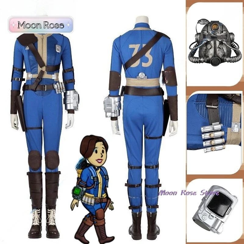 Fall Cos Out Cosplay Costume Uniform Helmet The Ghoul Blue Lucy Vault 33 Cosplay Jumpsuit Fantasia Outfit Props Mask Woman Man
Fall Cos Out Cosplay Costume Uniform Helmet The Ghoul Blue Lucy Vault 33 Cosplay Jumpsuit Fantasia Outfit Props Mask Woman Man
