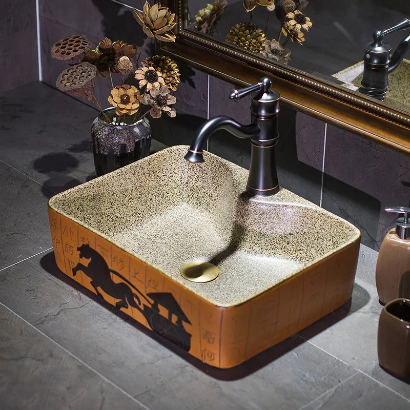 Square Shape Europe style chinese wash basin vessel sinks Jingdezhen Art Counter Top ceramic basin sink bronze bathroom sinks
Square Shape Europe style chinese wash basin vessel sinks Jingdezhen Art Counter Top ceramic basin sink bronze bathroom sinks