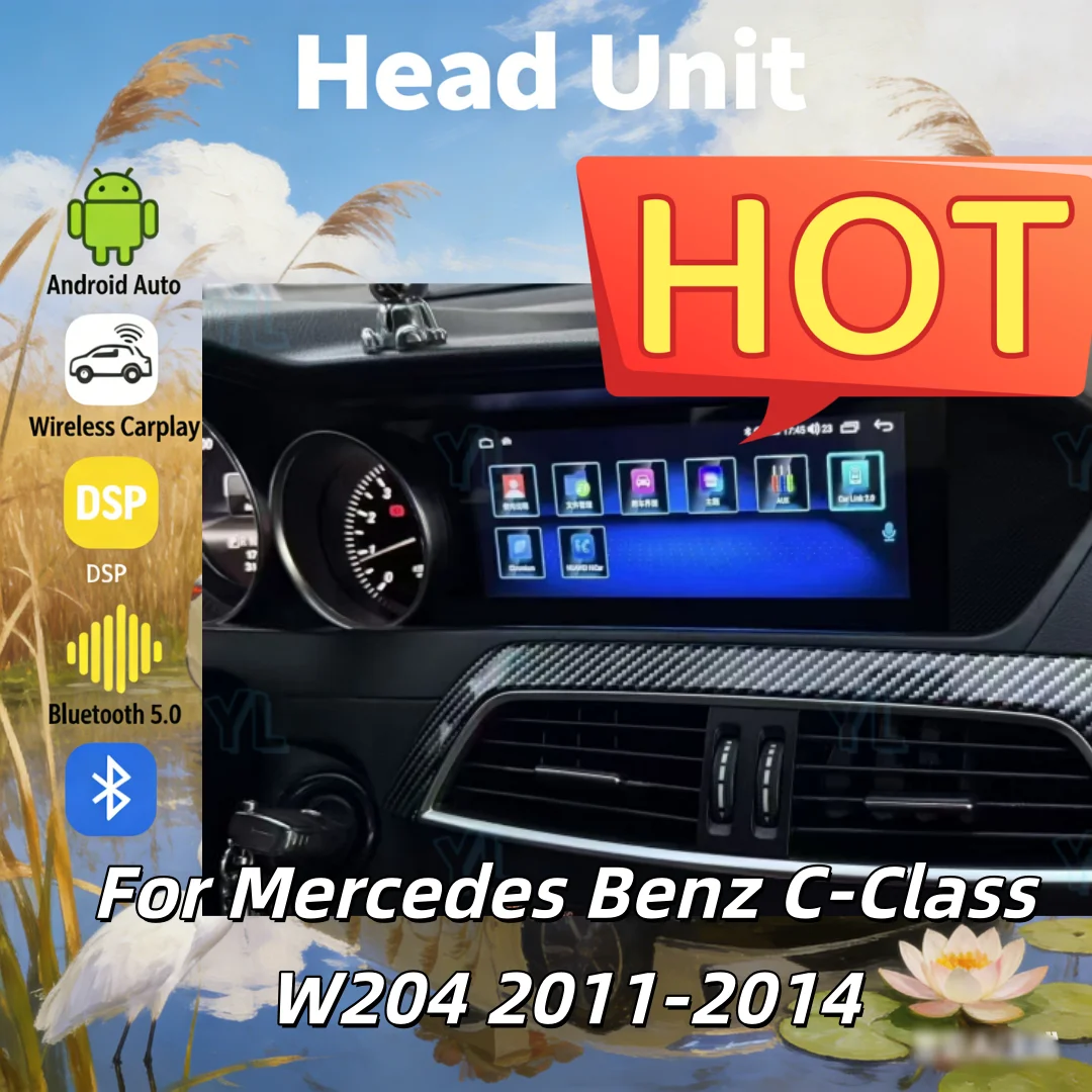8,8-дюймовый мультимедийный проигрыватель для Mercedes Benz C-класса W204 2011-2015 с системой NTG 4.5, Android, поддержкой 4G, Wi-Fi, GPS, BT5.0
8,8-дюймовый мультимедийный проигрыватель для Mercedes Benz C-класса W204 2011-2015 с системой NTG 4.5, Android, поддержкой 4G, Wi-Fi, GPS, BT5.0