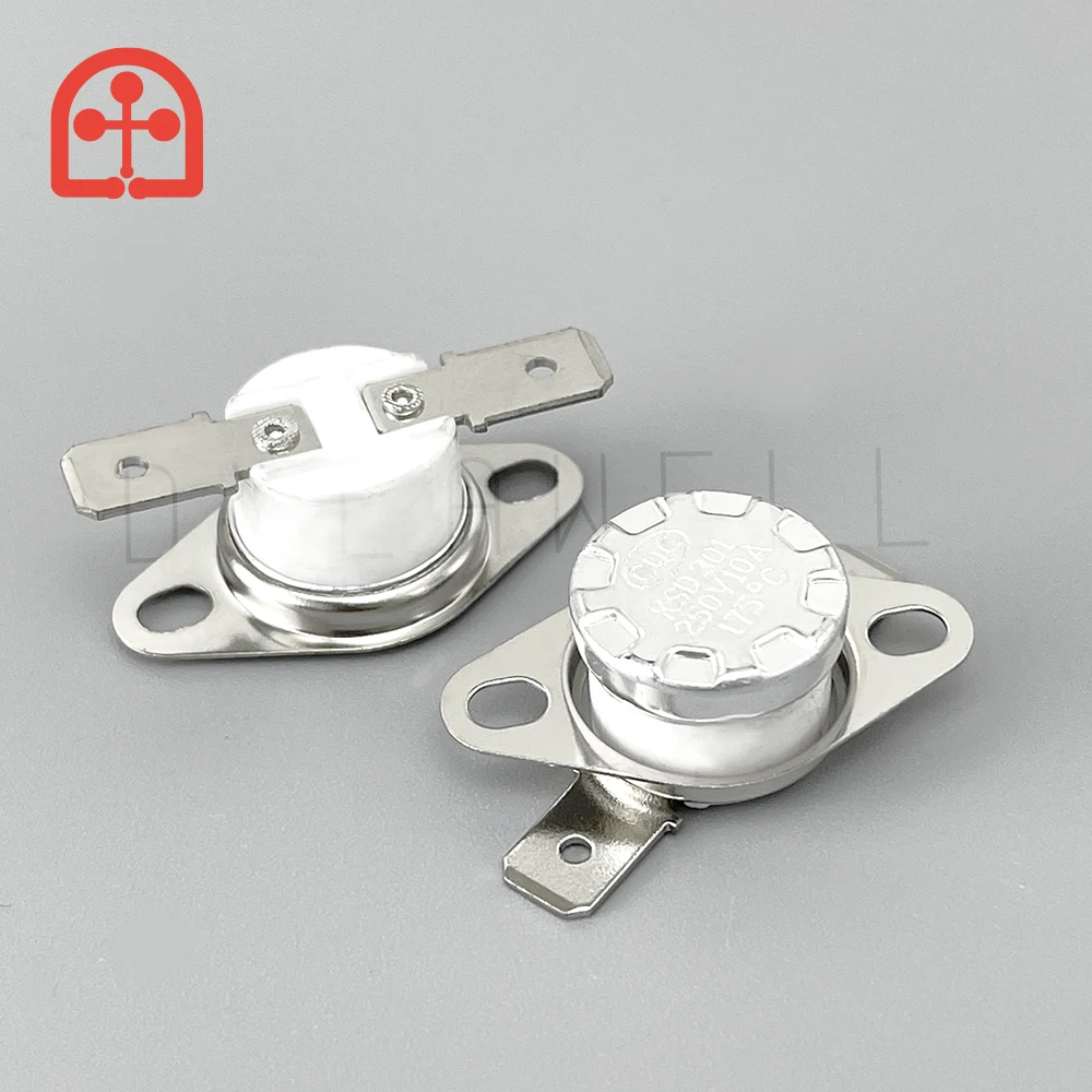 KSD301 250V 10A NC Ceramic Temperature Switch 150 230 260C High Temperature Resistance KSD302 Normally Closed Overheat Protector
KSD301 250V 10A NC Ceramic Temperature Switch 150 230 260C High Temperature Resistance KSD302 Normally Closed Overheat Protector