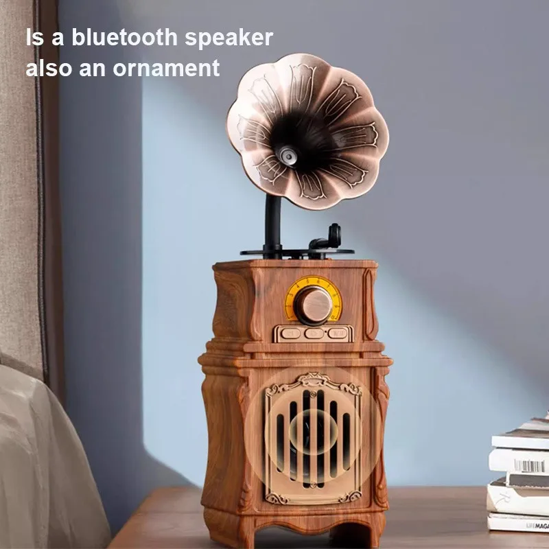 AS31 Wireless Vintage Bluetooth Speaker Retro FM Radio Phonograph Style Home Decoration BT USB TF Card AUX Playback HIFI Audio
AS31 Wireless Vintage Bluetooth Speaker Retro FM Radio Phonograph Style Home Decoration BT USB TF Card AUX Playback HIFI Audio