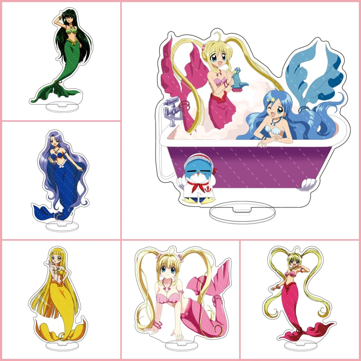 Anime Mermaid Melody Pichi Pichi Pitch stand Figures Doll Nanami Ruchia Luchia Acrylic Model Plate Desk Decor ornament Fans gift
Anime Mermaid Melody Pichi Pichi Pitch stand Figures Doll Nanami Ruchia Luchia Acrylic Model Plate Desk Decor ornament Fans gift