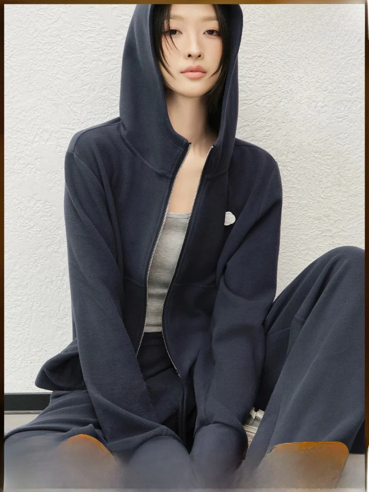 MeiYang Cloud Velvet Fleece Women's Set Casual Pants Hoodie Zipper Thickened Polyester Fiber Autumn Winter Spring Season
MeiYang Cloud Velvet Fleece Women's Set Casual Pants Hoodie Zipper Thickened Polyester Fiber Autumn Winter Spring Season