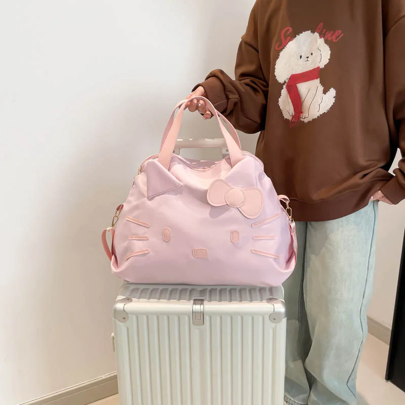 Hello Kitty Handbag Cute Anime Women Accessories Large Capacity KT Luggage Storage Casual Shoulder Kawaii Girl Gift Wholesale
Hello Kitty Handbag Cute Anime Women Accessories Large Capacity KT Luggage Storage Casual Shoulder Kawaii Girl Gift Wholesale