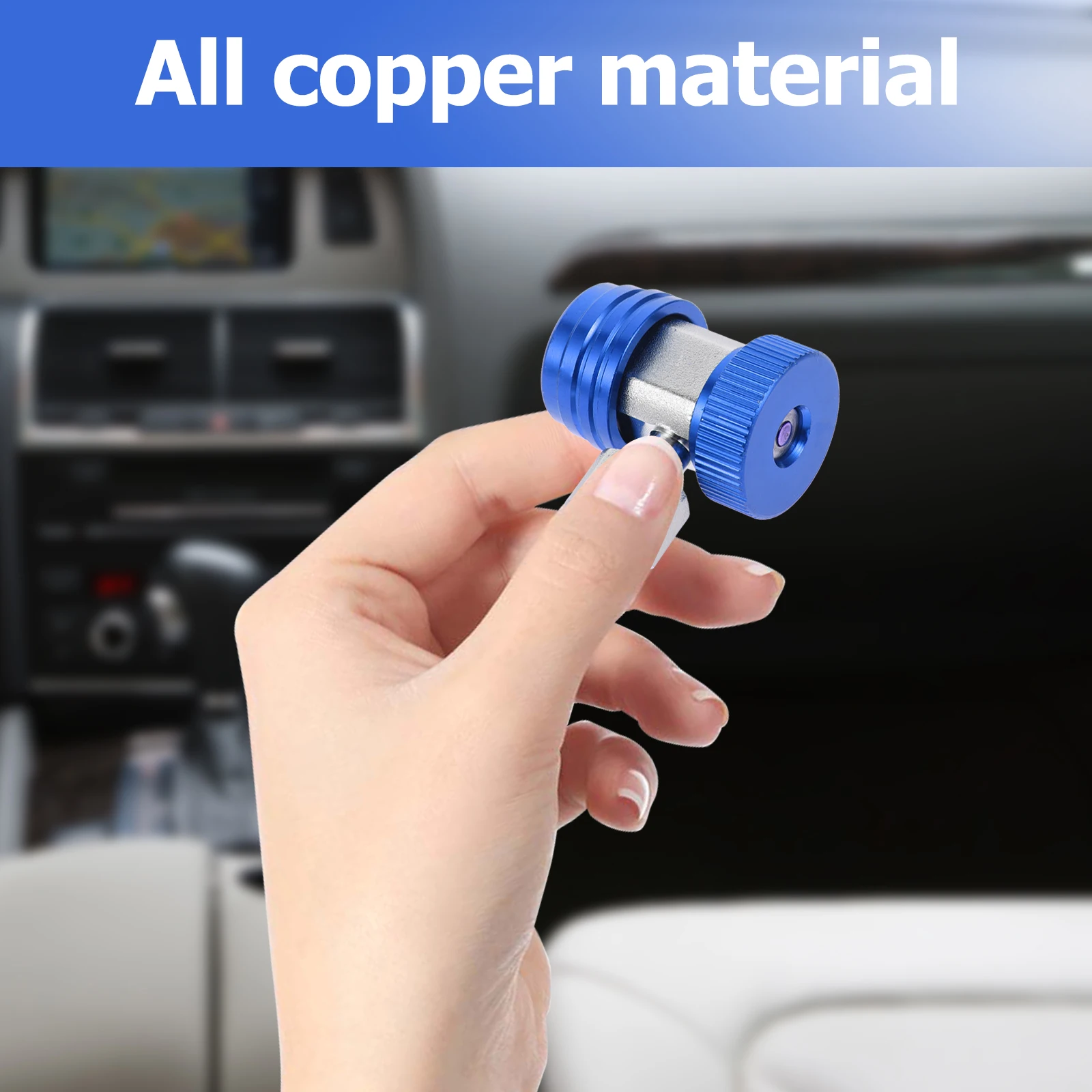 4pc Quick Connector Copper Fittings R134a Refrigerant Adapter Kit for Car Air Conditioning Enhanced Cooling Durable
4pc Quick Connector Copper Fittings R134a Refrigerant Adapter Kit for Car Air Conditioning Enhanced Cooling Durable