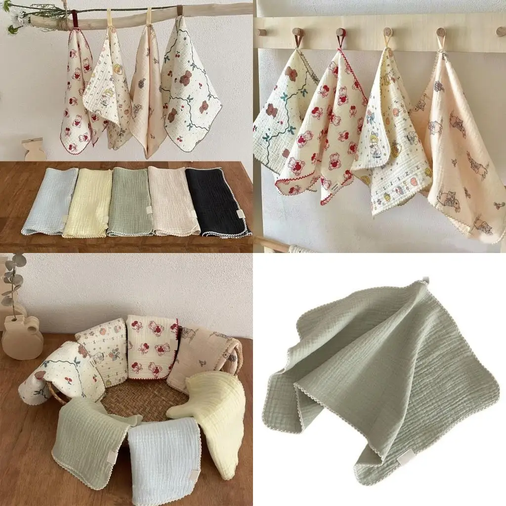 U13F Cotton Towels 4 Layer Soft Washcloths for Kids Absorbent & Gentle Child Face Cloth Kid Friendly Cotton Towel
U13F Cotton Towels 4 Layer Soft Washcloths for Kids Absorbent & Gentle Child Face Cloth Kid Friendly Cotton Towel