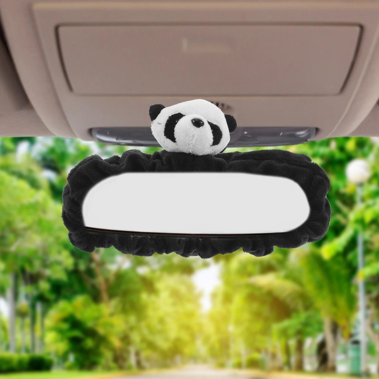 Creative Cute Decorative Protector Sturdy Material Universal Fit For Interior Cartoon Mirror Accessory Furry Panda Ornament
Creative Cute Decorative Protector Sturdy Material Universal Fit For Interior Cartoon Mirror Accessory Furry Panda Ornament