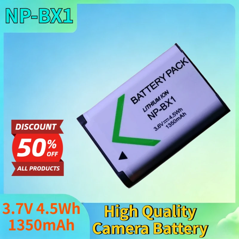 Newest NP-BX1 3.7V 4.5Wh 1350mAh Battery for Sony DSC-RX100 DSC-WX500 IV HX300 WX300 HDR-AS15 X3000R High Quality Camera Battery
Newest NP-BX1 3.7V 4.5Wh 1350mAh Battery for Sony DSC-RX100 DSC-WX500 IV HX300 WX300 HDR-AS15 X3000R High Quality Camera Battery