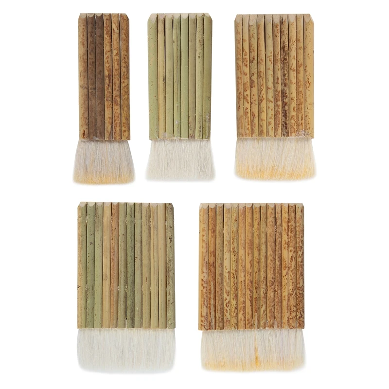 5 Size Hake Blender Brush, Bamboo Handle Brushes Wide Wool Brushes Watercolor Brushes For Kiln Wash, Dust Cleaning
5 Size Hake Blender Brush, Bamboo Handle Brushes Wide Wool Brushes Watercolor Brushes For Kiln Wash, Dust Cleaning