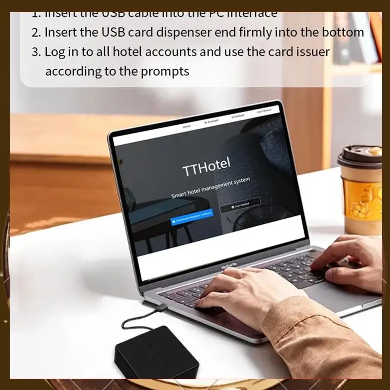 TTLOCK Card Encoder Smart Card Sensor NFC 13.56M M1 IC Card Reader RFID Chip Scanner For Hotel System Software-T88C
TTLOCK Card Encoder Smart Card Sensor NFC 13.56M M1 IC Card Reader RFID Chip Scanner For Hotel System Software-T88C
