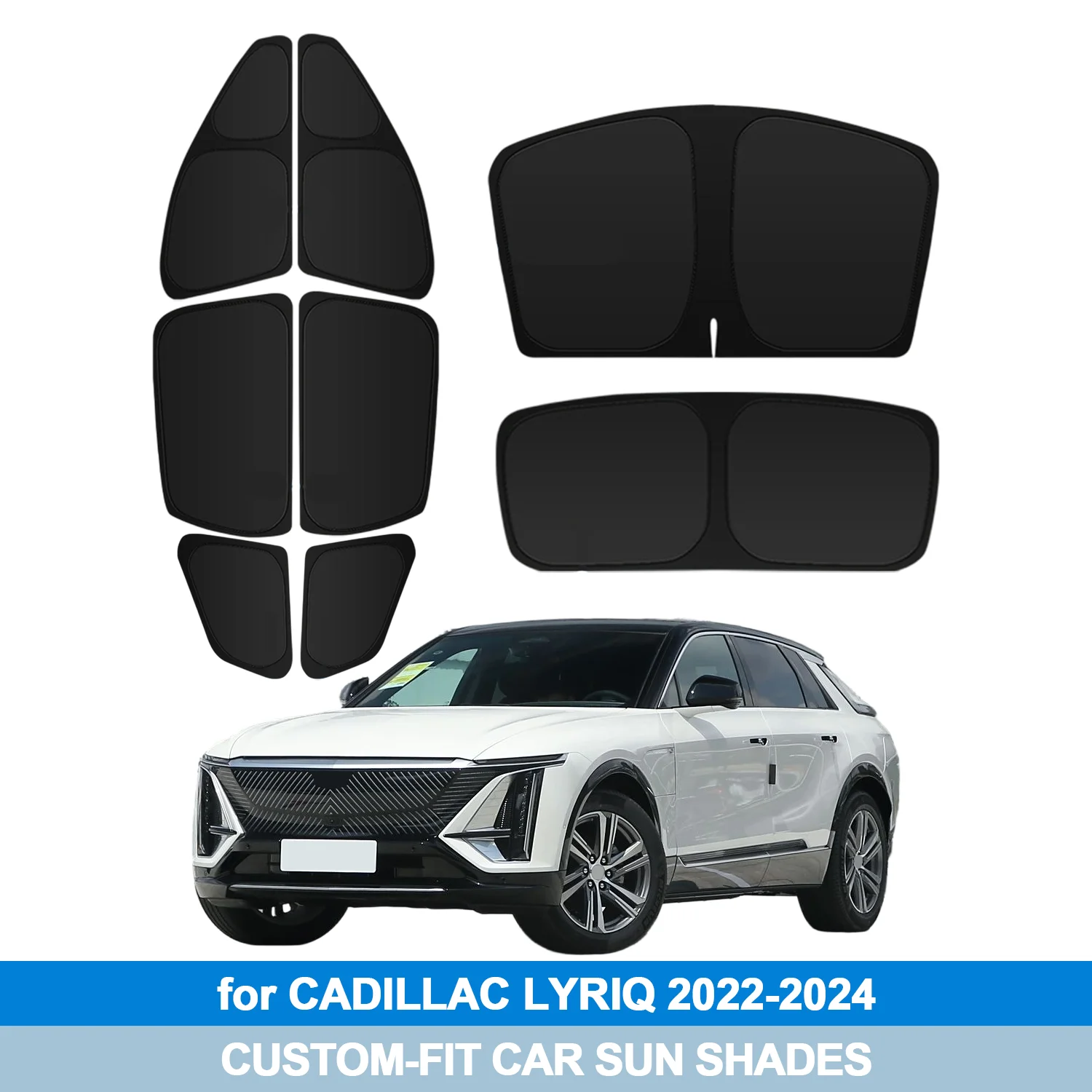 For CADILLAC LYRIQ 2022-2024 Windshield Sun Shade Side Window Shades Cover Sun Visor Shield Privacy Protection
For CADILLAC LYRIQ 2022-2024 Windshield Sun Shade Side Window Shades Cover Sun Visor Shield Privacy Protection