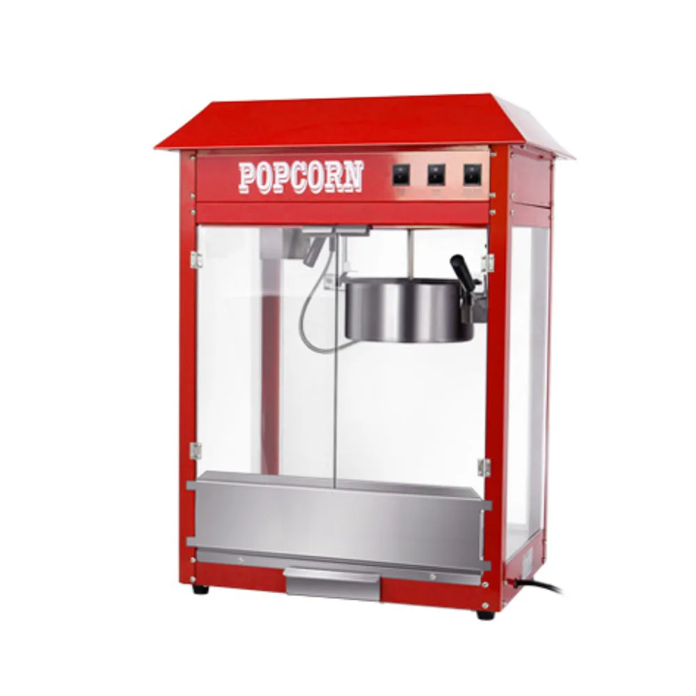 Factory Electric Cinema Popcorn Machine Commercial 8Oz Popcorn Making Machine Industrial Popcorn Machine With Roof Top
Factory Electric Cinema Popcorn Machine Commercial 8Oz Popcorn Making Machine Industrial Popcorn Machine With Roof Top