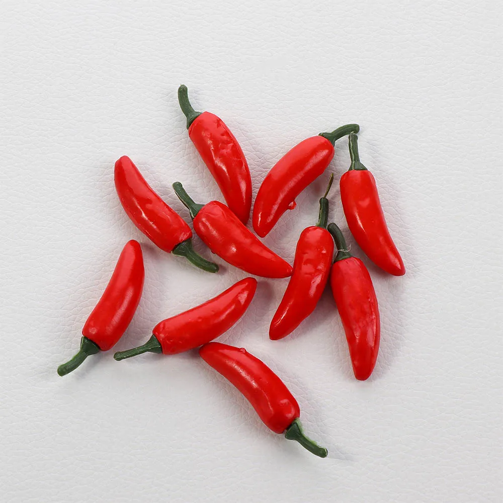 10 PCS Mini Simulation Plastic Home Fake Vegetables Simulation Chili Artificial Pepper Decoration
10 PCS Mini Simulation Plastic Home Fake Vegetables Simulation Chili Artificial Pepper Decoration