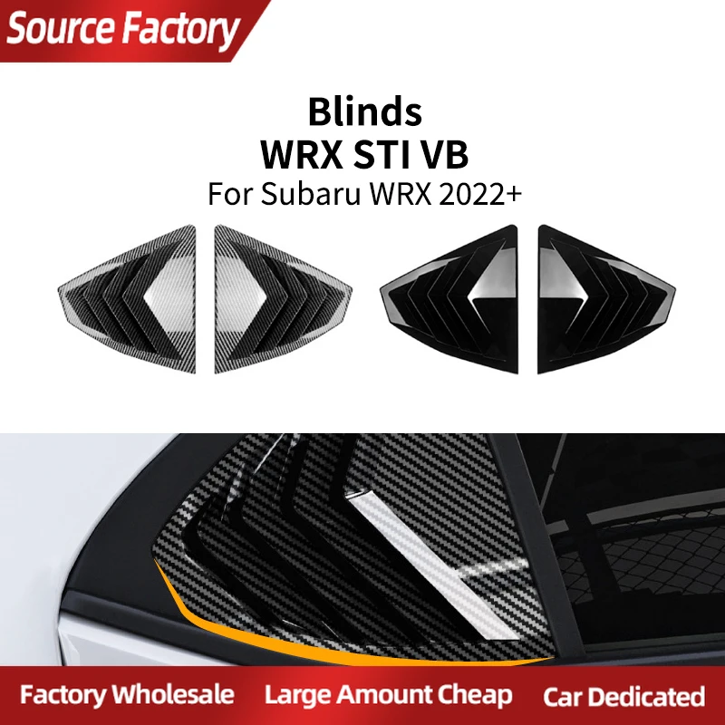 Спойлеры с крыльями автомобиля для Subaru Subaru WRX STI VB 2022 2023 2024, треугольная оконная жалюзи, автомобильная наклейка, внешнее украшение
Спойлеры с крыльями автомобиля для Subaru Subaru WRX STI VB 2022 2023 2024, треугольная оконная жалюзи, автомобильная наклейка, внешнее украшение