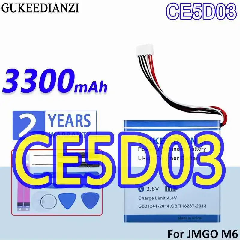 3300Mah Reliable Replacement For Jmgo M6 Projector CE5D03 Accumulator 6-Wire Plug Battery Lightweight
3300Mah Reliable Replacement For Jmgo M6 Projector CE5D03 Accumulator 6-Wire Plug Battery Lightweight