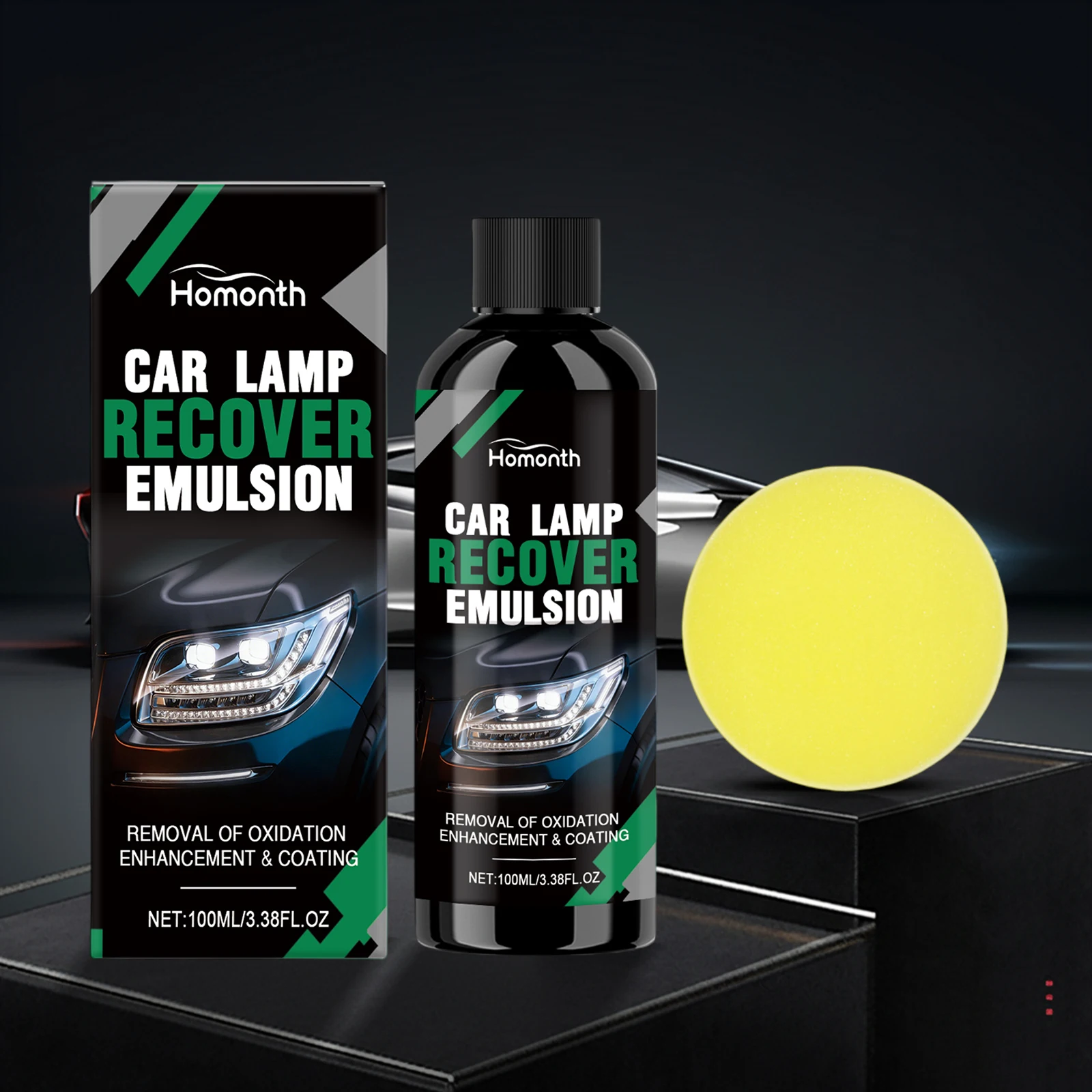 Automotive Headlight Cleaner with Sponge Car Headlamp Cleaner for All Vehicle Types Truck SUV Motorcycle Trailer
Automotive Headlight Cleaner with Sponge Car Headlamp Cleaner for All Vehicle Types Truck SUV Motorcycle Trailer
