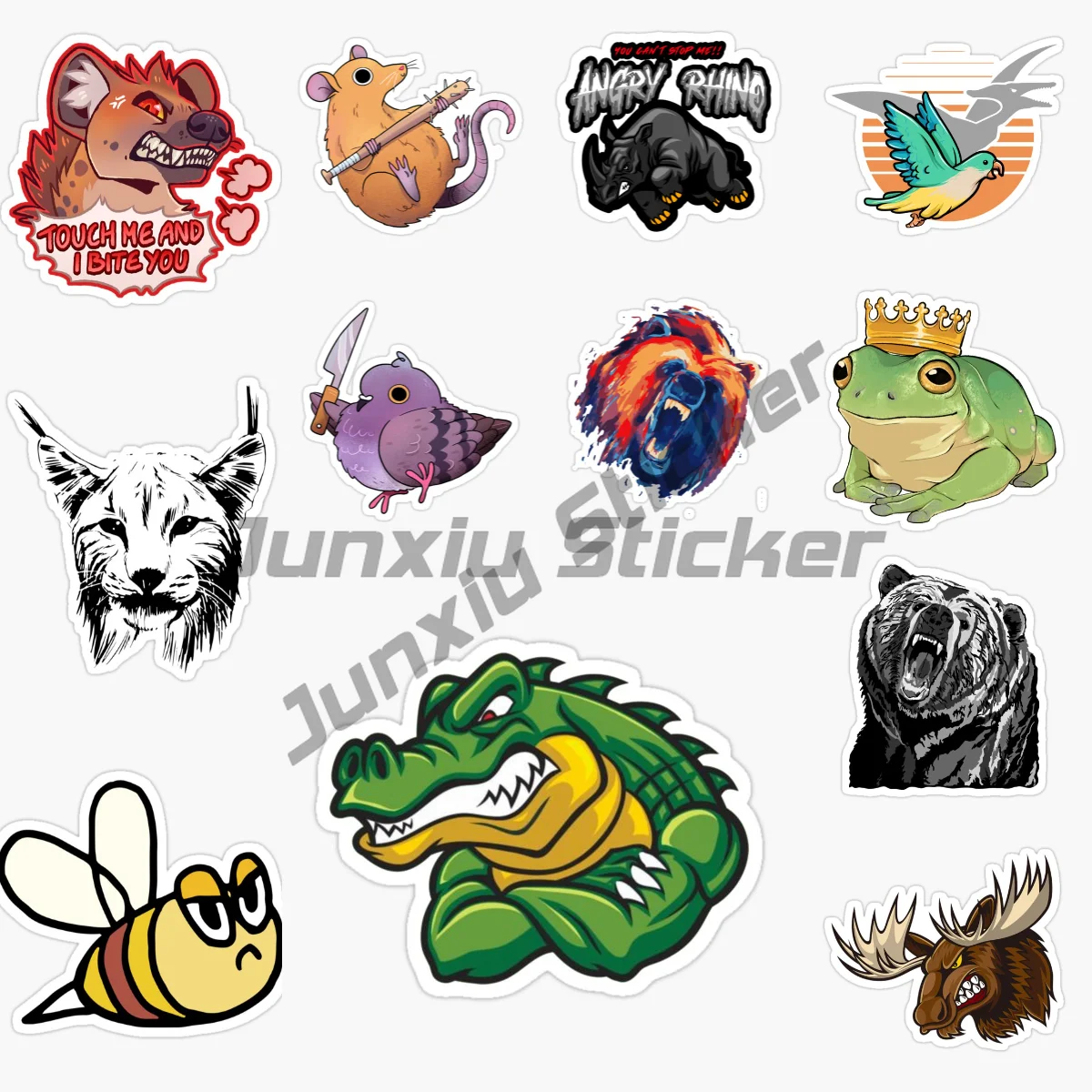 Angry Animals Cartoon Anime Pictures Car Stickers Vinyl Self-adhesive Decal
Angry Animals Cartoon Anime Pictures Car Stickers Vinyl Self-adhesive Decal