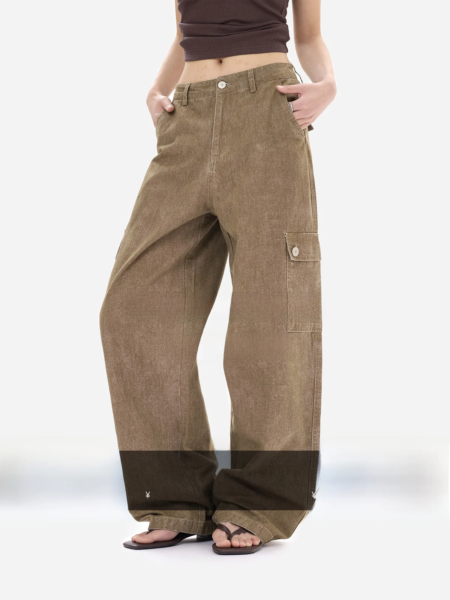 HonoreGuYue Classic Workwear Loose Straight Leg Cotton Casual Pants Washed Wide Leg Style Comfortable Fit Ladies Trousers
HonoreGuYue Classic Workwear Loose Straight Leg Cotton Casual Pants Washed Wide Leg Style Comfortable Fit Ladies Trousers