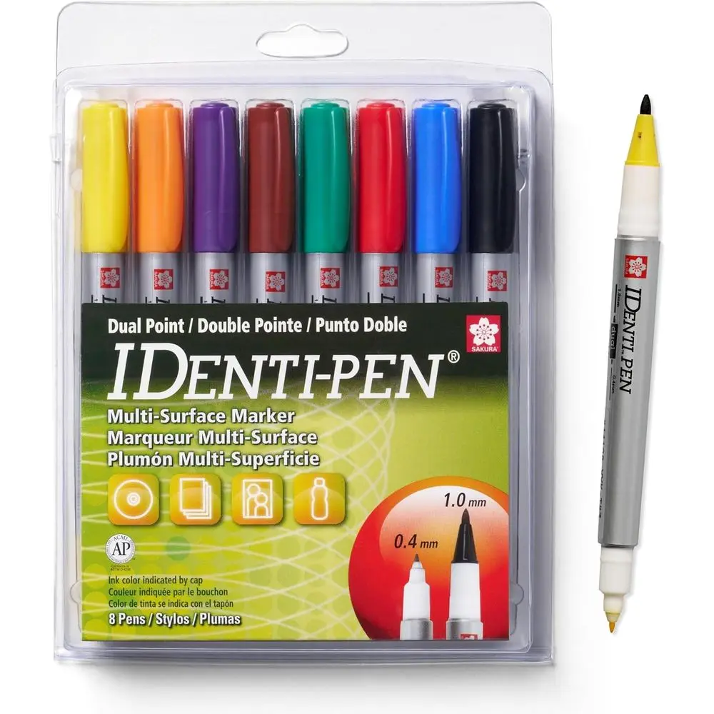 8-Piece Permanent Marker Set, Assorted Colors
8-Piece Permanent Marker Set, Assorted Colors