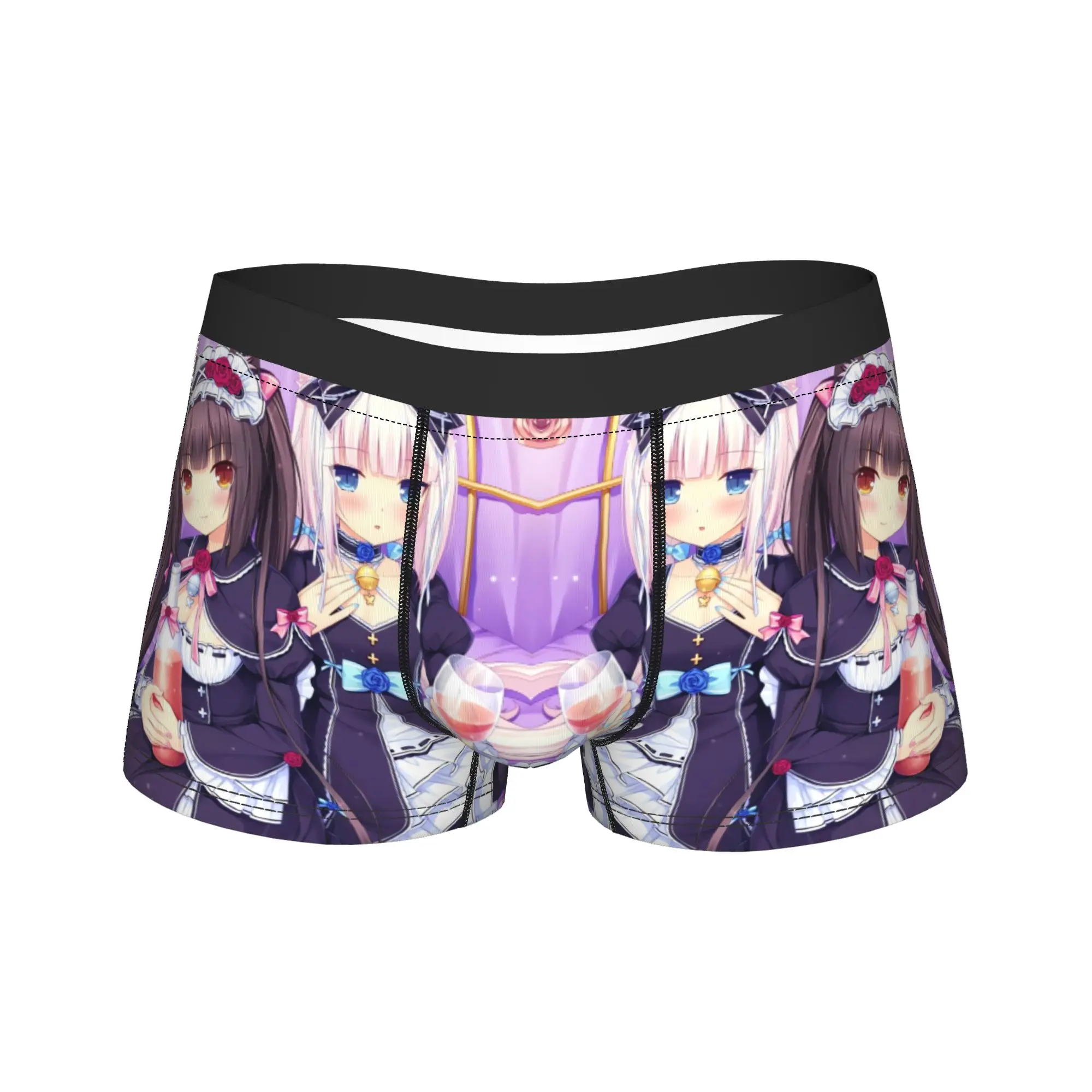 Cute Chocola And Vanilla NekoPara Underwear Male Boxer Brief Novelty Boxershorts Trenky Printed Plus Size Underpants
Cute Chocola And Vanilla NekoPara Underwear Male Boxer Brief Novelty Boxershorts Trenky Printed Plus Size Underpants