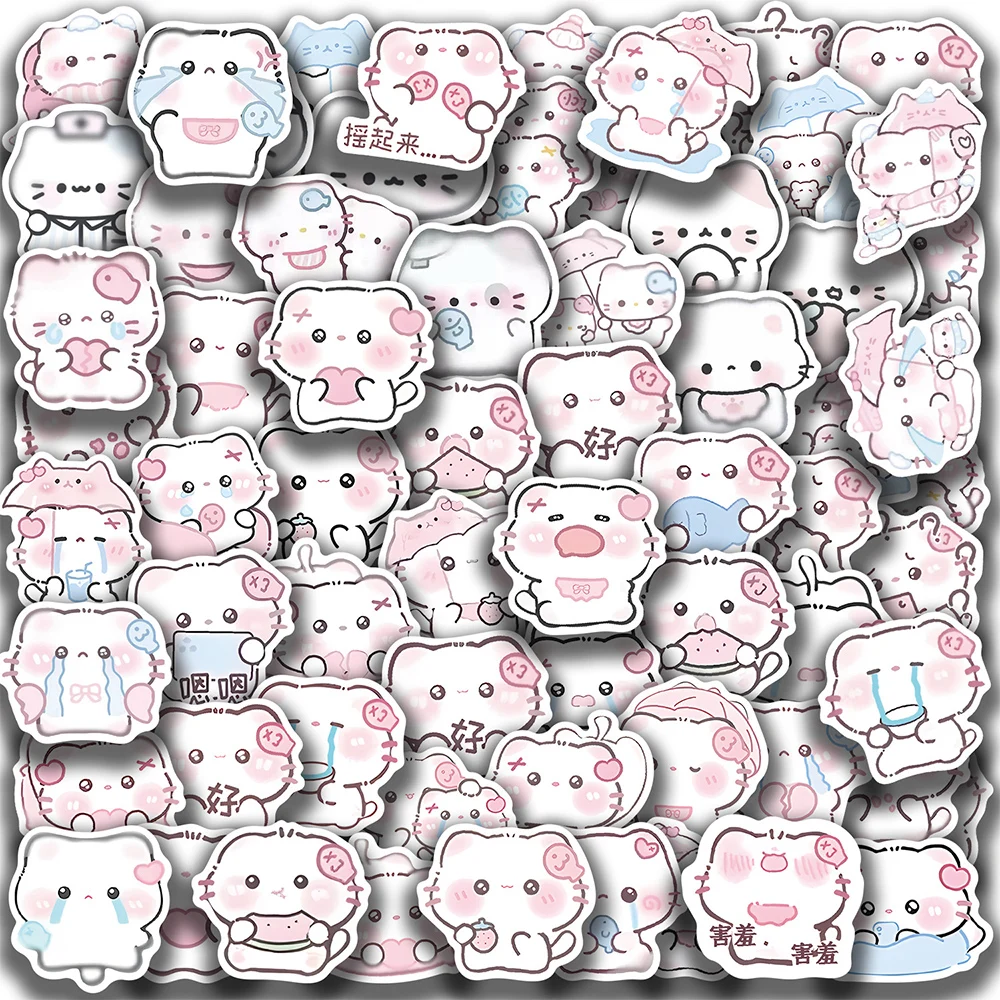 10/30/64pcs Cute Pink Cat Kitten Cartoon Stickers Kawaii Sticker for Kids Toy Scrapbooking Guitar Phone Laptop Graffiti Decals
10/30/64pcs Cute Pink Cat Kitten Cartoon Stickers Kawaii Sticker for Kids Toy Scrapbooking Guitar Phone Laptop Graffiti Decals
