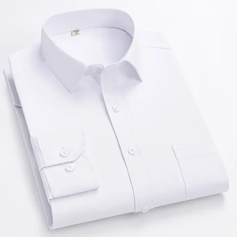 Мужская официальная рубашка с длинным рукавом S ~ 8XL, большие офисные однотонные полосатые рубашки против морщин и глажки, модные деловые белые рубашки
Мужская официальная рубашка с длинным рукавом S ~ 8XL, большие офисные однотонные полосатые рубашки против морщин и глажки, модные деловые белые рубашки