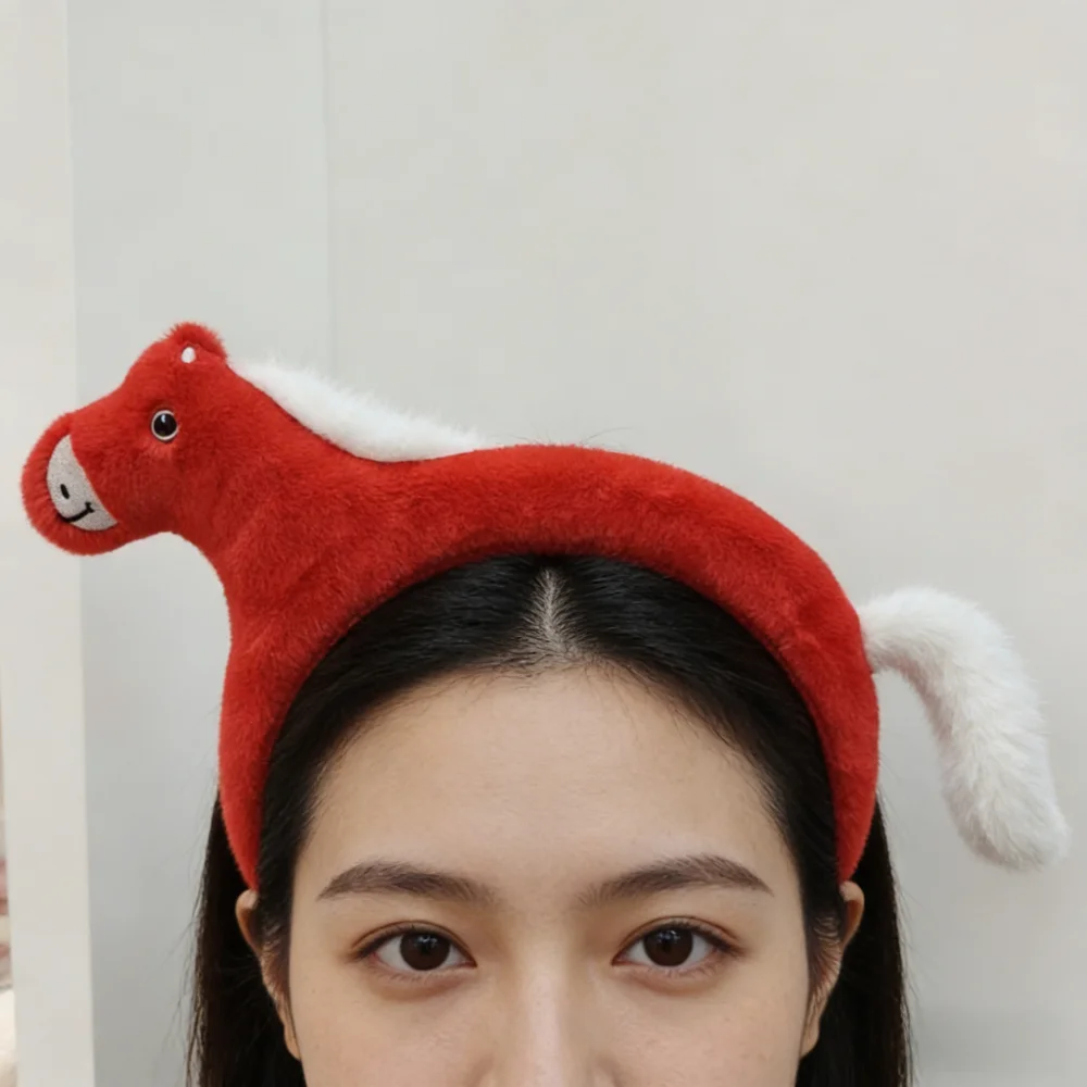 Creative Sweet Mascot Headband Soft Horse Hair Hoop New Year Cartoon Pony Headpiece Costume Parties
Creative Sweet Mascot Headband Soft Horse Hair Hoop New Year Cartoon Pony Headpiece Costume Parties