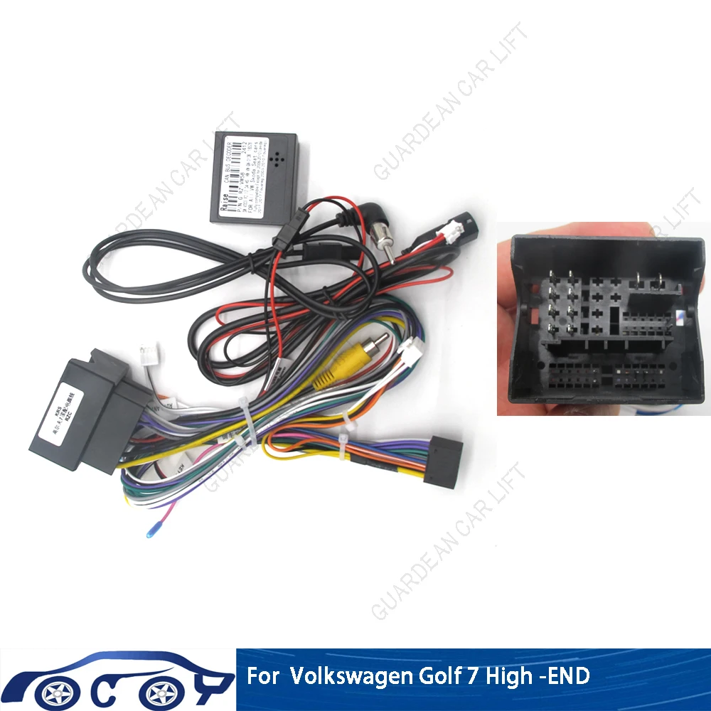 16Pin Car Wiring Harness Adapter Canbus Box Decoder Android Radio Power Cable 500mm For Volkswagen Golf 7 HIGH-END Tiguan
16Pin Car Wiring Harness Adapter Canbus Box Decoder Android Radio Power Cable 500mm For Volkswagen Golf 7 HIGH-END Tiguan