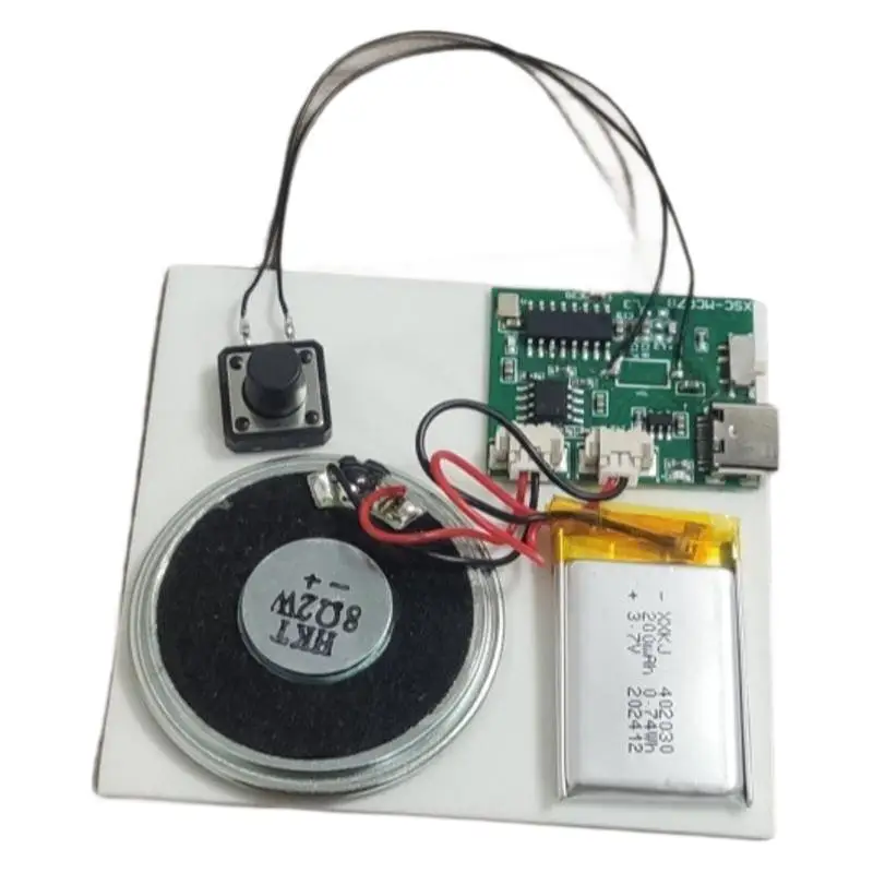 Customizable USB Downloadable MP3 Music Voice Recording Module Fridge Magnet Music Wall Movement Sound Accessories Player
Customizable USB Downloadable MP3 Music Voice Recording Module Fridge Magnet Music Wall Movement Sound Accessories Player