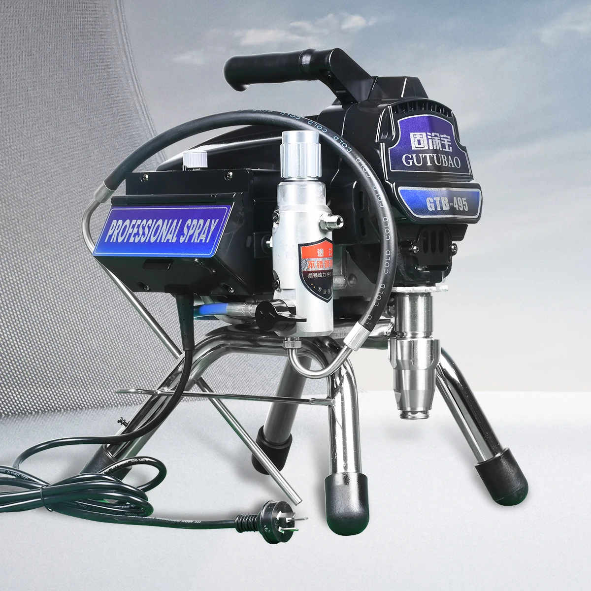 New High Power Airless Paint Sprayer 220V 2.2L Stainless Steel Sprayer Tools 495 For Home Improvement Paint Construction
New High Power Airless Paint Sprayer 220V 2.2L Stainless Steel Sprayer Tools 495 For Home Improvement Paint Construction