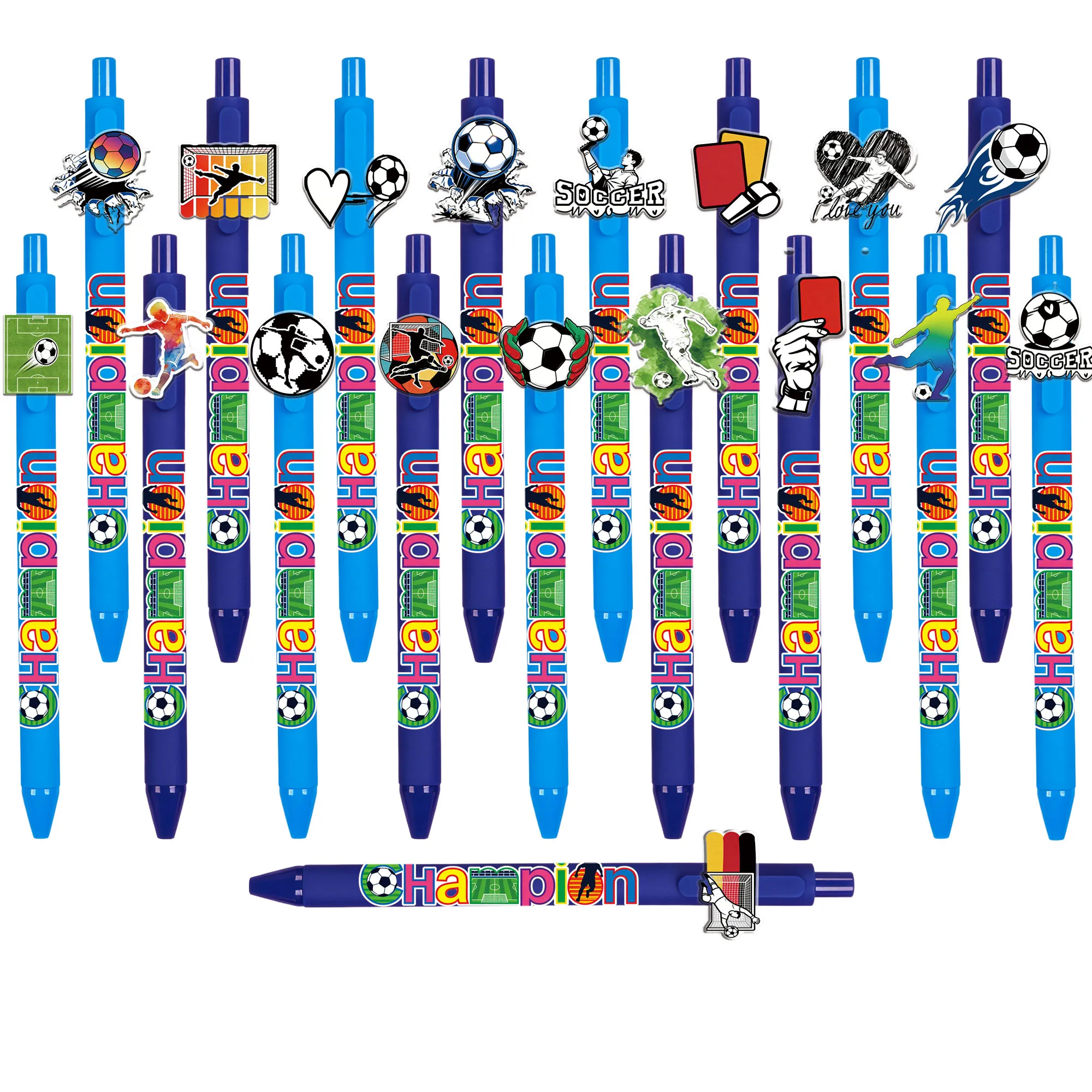 Набор из 18 шариковых ручек в футбольном стиле: креативная серия для студентов, подарок, канцелярские принадлежности для письма и подписи
Набор из 18 шариковых ручек в футбольном стиле: креативная серия для студентов, подарок, канцелярские принадлежности для письма и подписи