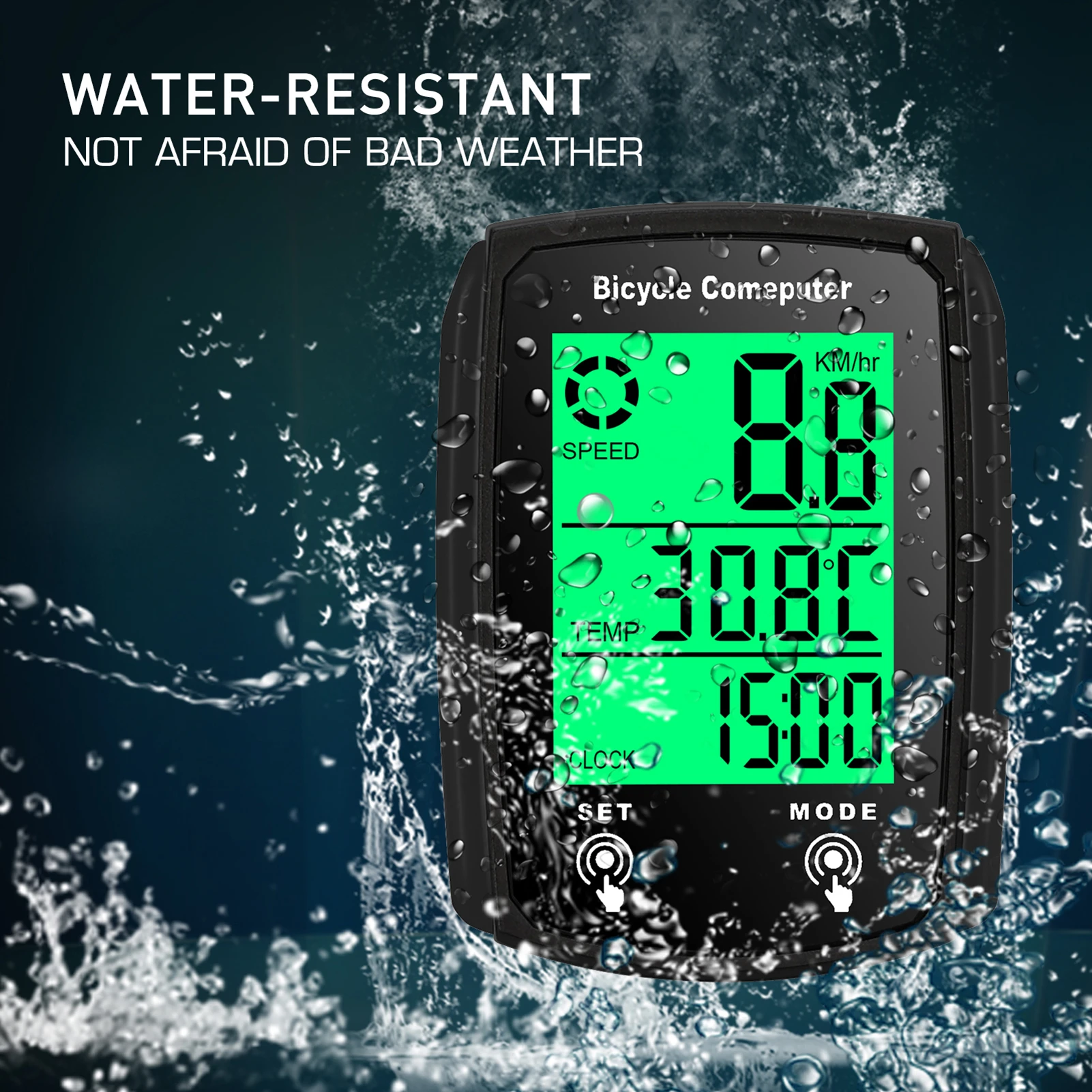 Wired Bike Computer LED Digital Bicycle Speedometer Odometer Touchscreen Cycling Computer Waterproof with Backlight
Wired Bike Computer LED Digital Bicycle Speedometer Odometer Touchscreen Cycling Computer Waterproof with Backlight