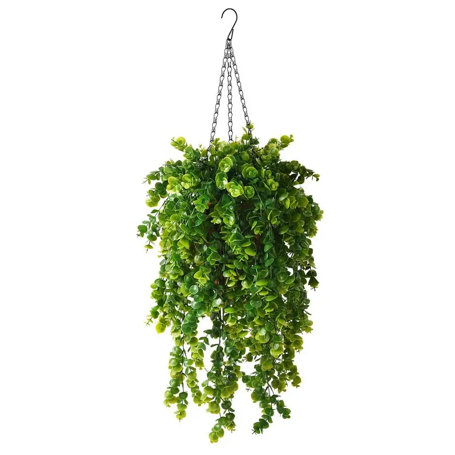 Faux Hanging Plants Basket for Spring Summer Outdoor Decoration, Fake Eucalyptus Plant UV Resistant Look Real for Outside Porch
Faux Hanging Plants Basket for Spring Summer Outdoor Decoration, Fake Eucalyptus Plant UV Resistant Look Real for Outside Porch