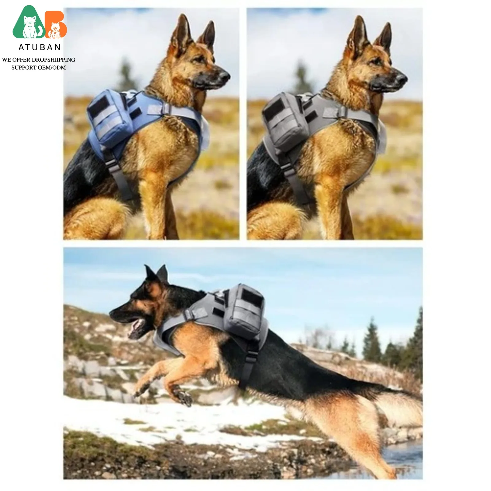 Сумка-рюкзак ATUBAN для собак с боковыми карманами для безопасности, сверхпрочная, регулируемая, для путешествий, кемпинга, походов, снаряжение и принадлежности
Сумка-рюкзак ATUBAN для собак с боковыми карманами для безопасности, сверхпрочная, регулируемая, для путешествий, кемпинга, походов, снаряжение и принадлежности