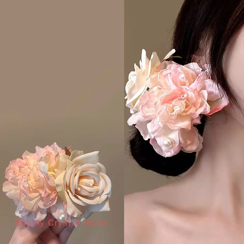 Pink Flower Hair Claw Fairy Hair Clip Large Hairpin For Women Girls Sweet Versatile Hair Clip Fashion Hair Accessories Gifts
Pink Flower Hair Claw Fairy Hair Clip Large Hairpin For Women Girls Sweet Versatile Hair Clip Fashion Hair Accessories Gifts