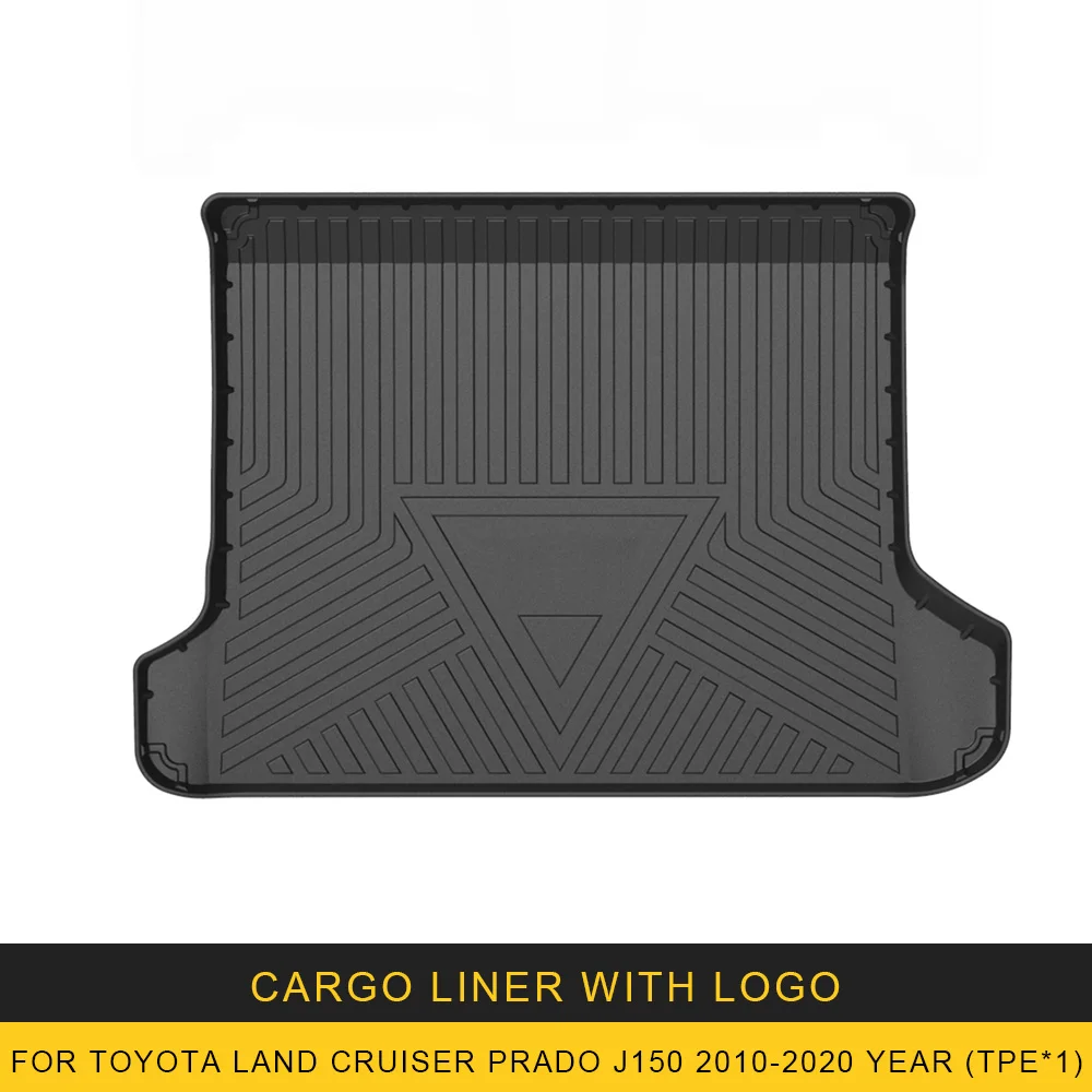 Коврик для автомобиля Toyota Land Cruiser Prado J150 2010-2023, нескользящий коврик из ТПЭ для багажника, коврик для багажника, аксессуары для интерьера
Коврик для автомобиля Toyota Land Cruiser Prado J150 2010-2023, нескользящий коврик из ТПЭ для багажника, коврик для багажника, аксессуары для интерьера