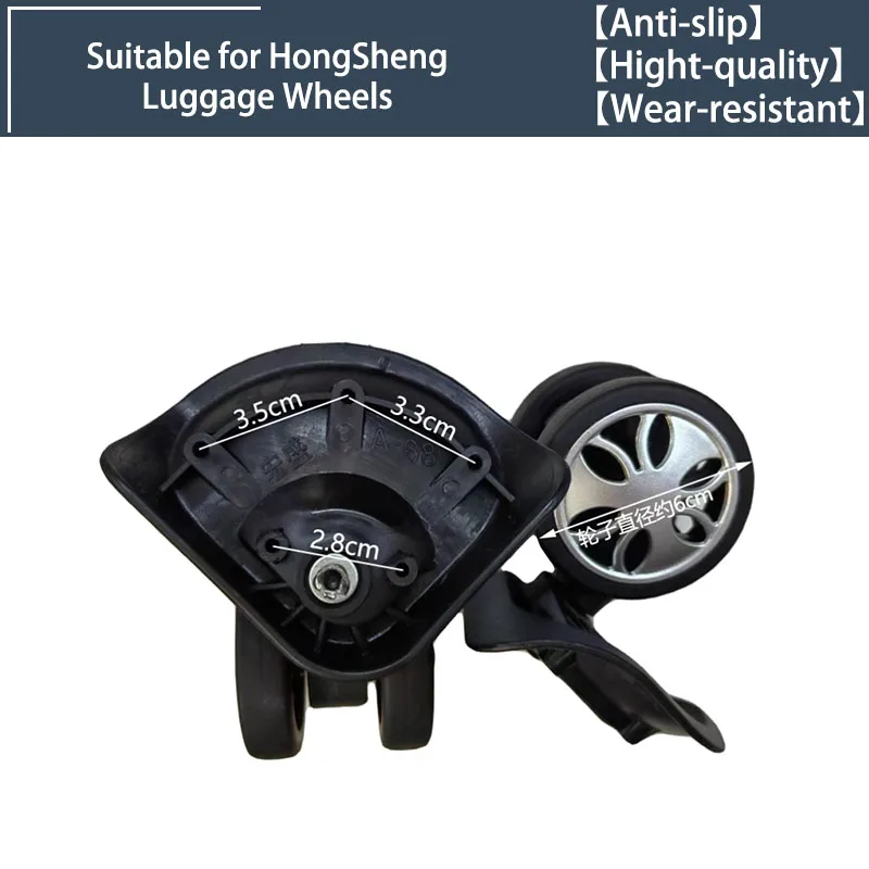 2/4 Wheels Universal Wheels for HongSheng A68 Swivel Wheels Luggage Accessories Replacement Trolley Parts for Suitcase
2/4 Wheels Universal Wheels for HongSheng A68 Swivel Wheels Luggage Accessories Replacement Trolley Parts for Suitcase