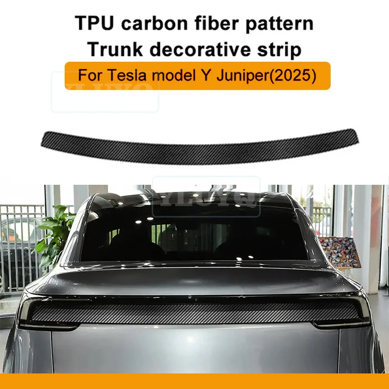 Carbon Fiber Pattern for Tesla Model Y Juniper 2025-up Protective B-pillar Trunk light Film PPF Car Paint Protection Film Trim
Carbon Fiber Pattern for Tesla Model Y Juniper 2025-up Protective B-pillar Trunk light Film PPF Car Paint Protection Film Trim