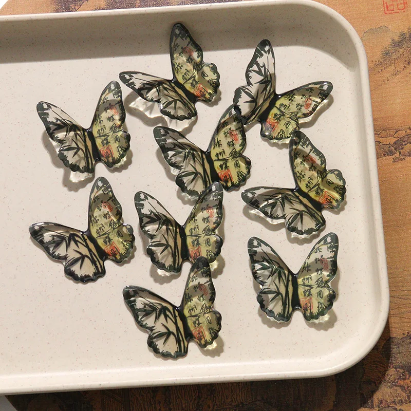 Spring Vintage Bamboo Leaf 3D Butterfly Resin Charms DIY Earrings Pendants Handmade Craft Accessories
Spring Vintage Bamboo Leaf 3D Butterfly Resin Charms DIY Earrings Pendants Handmade Craft Accessories