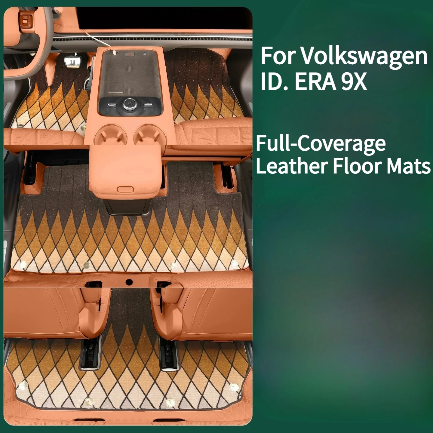 For Volkswagen ID. ERA 9X 2026 Full Surround Leather Floor Mats with Silk Loop Wear-Resistant Carpet Interior Accessories
For Volkswagen ID. ERA 9X 2026 Full Surround Leather Floor Mats with Silk Loop Wear-Resistant Carpet Interior Accessories