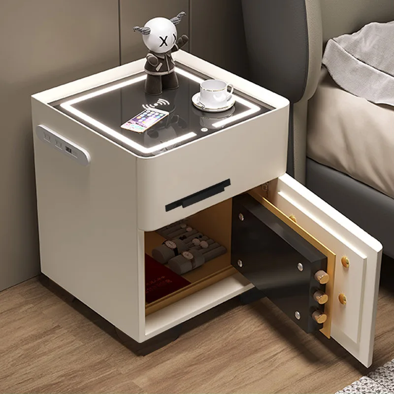 Умная прикроватная тумбочка, сейф, многофункциональный встроенный сейф, простая спальня, гостиная, мобильный квадратный сейф
Умная прикроватная тумбочка, сейф, многофункциональный встроенный сейф, простая спальня, гостиная, мобильный квадратный сейф