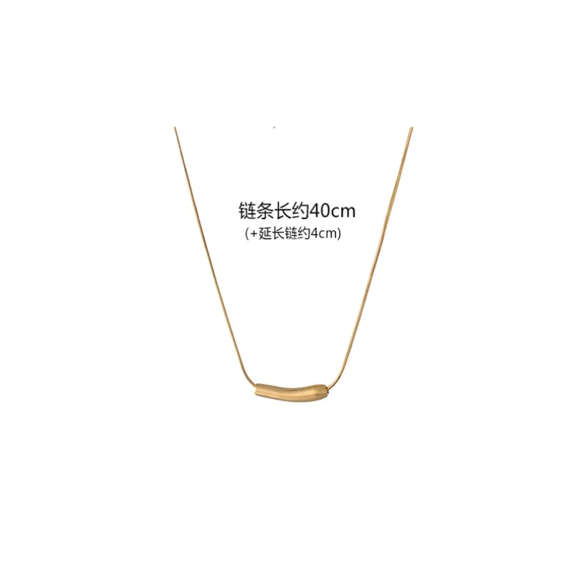 *Light luxury and niche design, high-end titanium steel non fading necklace, female collarbone chain
*Light luxury and niche design, high-end titanium steel non fading necklace, female collarbone chain