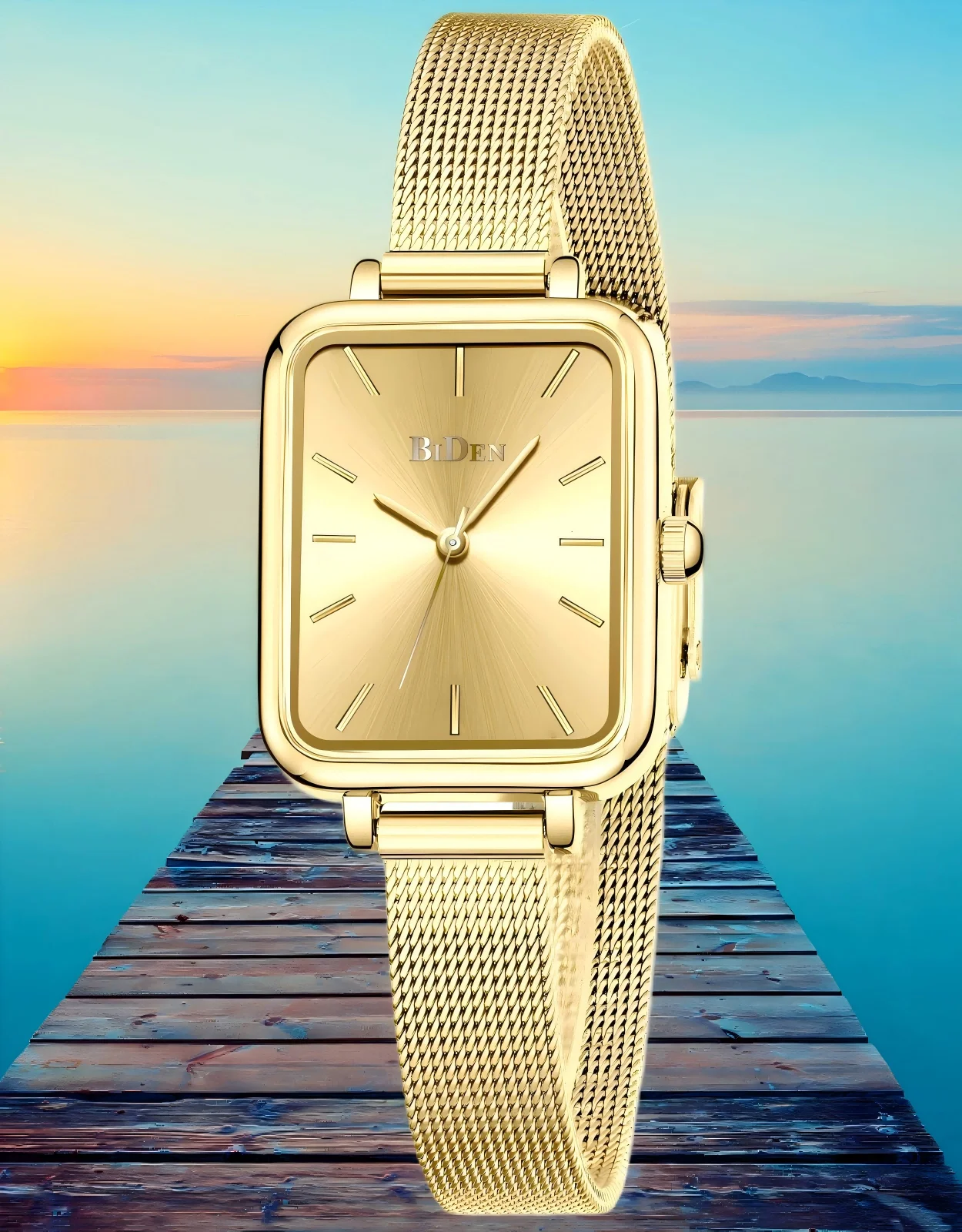 BIDEN Exquisite Quartz Watch Women's European American Business Leisure Wristwatch Waterproof Watch With a Light Luxury Style
BIDEN Exquisite Quartz Watch Women's European American Business Leisure Wristwatch Waterproof Watch With a Light Luxury Style