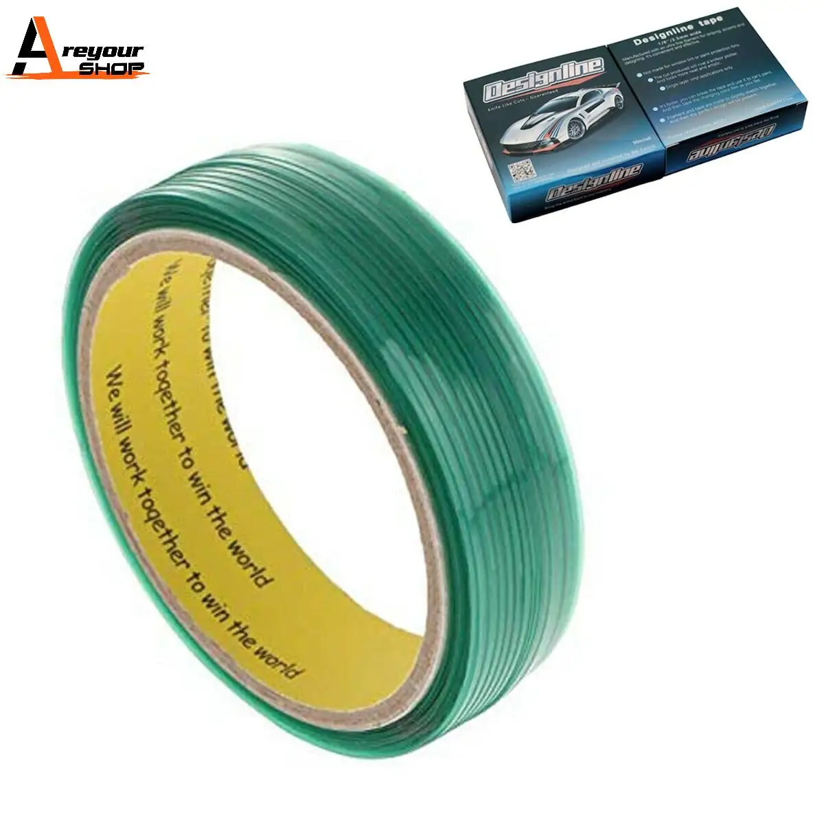 Areyourshop 50M Knifeless Finish Line Tape Cutter Kit Graphic Vinyl Trim Cutting Wrap Tool Universal Car Auto Accessories Parts
Areyourshop 50M Knifeless Finish Line Tape Cutter Kit Graphic Vinyl Trim Cutting Wrap Tool Universal Car Auto Accessories Parts