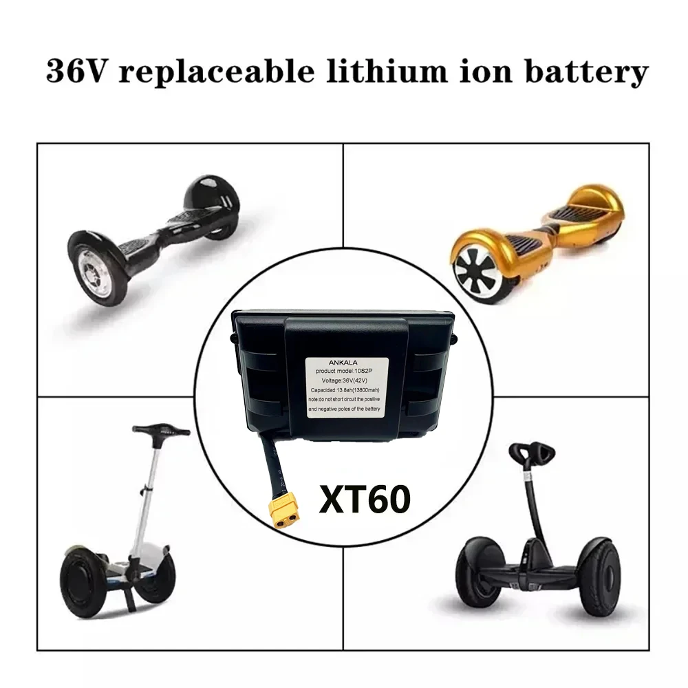 New 36V 13.8Ah 10S2P Lithium Battery for Hoverboard & Self-Balancing Scooter
New 36V 13.8Ah 10S2P Lithium Battery for Hoverboard & Self-Balancing Scooter